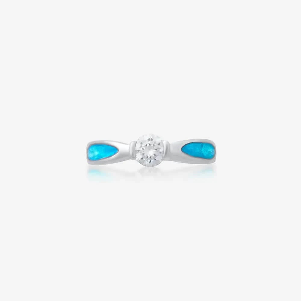 Solitaire Ashes Ring | Ashes Rings | Featherlings UK