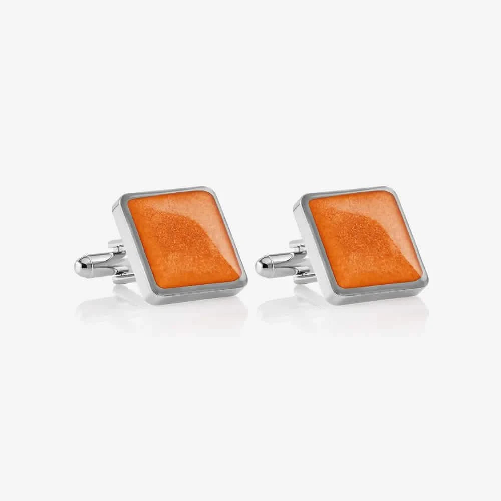 Square Ashes Cufflinks | Ashes Cufflinks | Featherlings UK