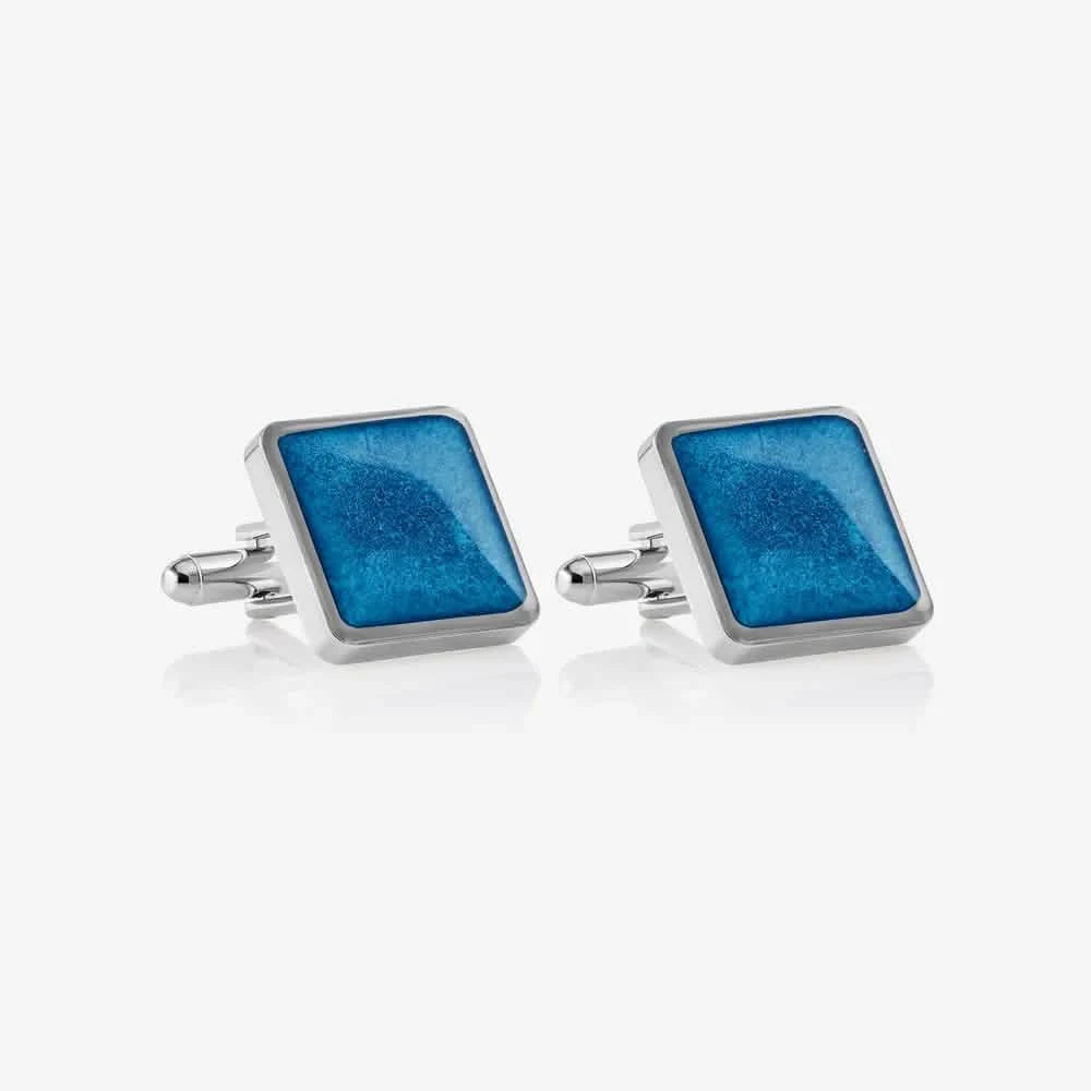 Square Ashes Cufflinks | Ashes Cufflinks | Featherlings UK