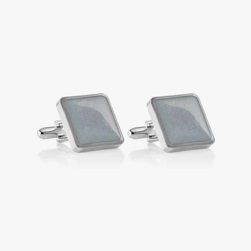 Square Ashes Cufflinks | Ashes Cufflinks | Featherlings UK