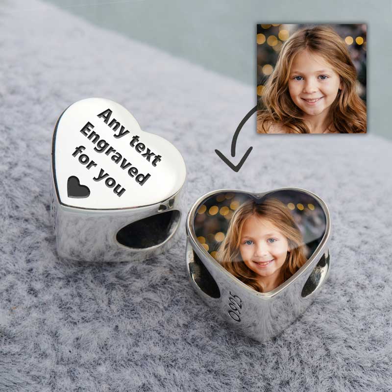 Engraved Photo Charm | Photo Charms | Featherlings UK
