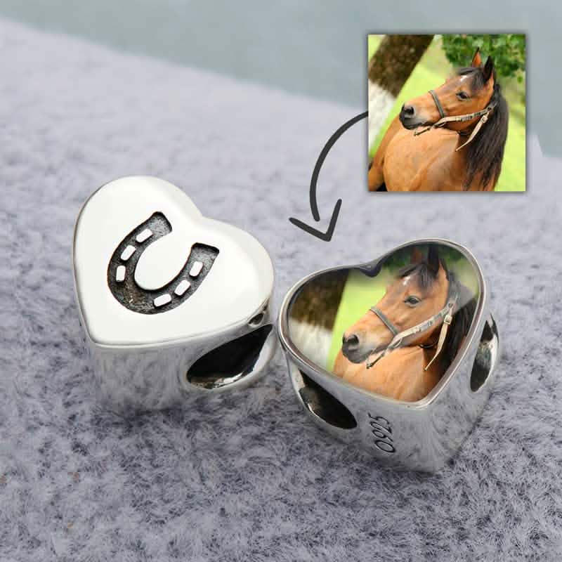 Horse Shoe Photo Charm | Photo Charms | Featherlings UK