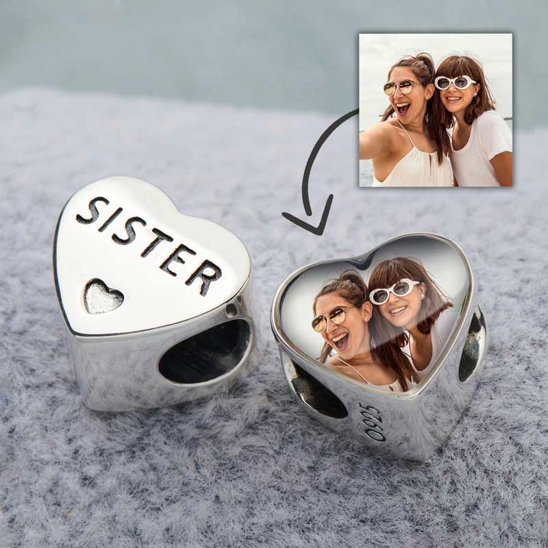 Sister Photo Charm | Photo Charms | Featherlings UK