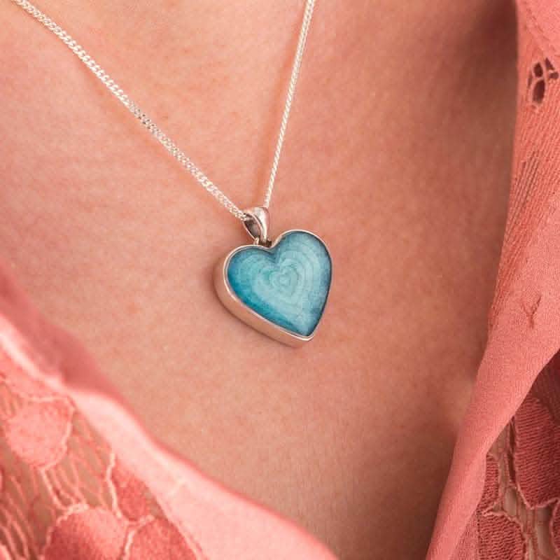 Silver Photo Ashes Necklace | Ashes Pendant | Featherlings UK