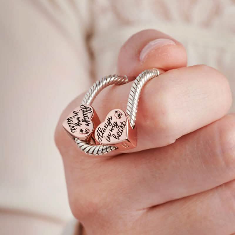 Rose Always In My Heart Photo Charm | Photo Charms | Featherlings UK
