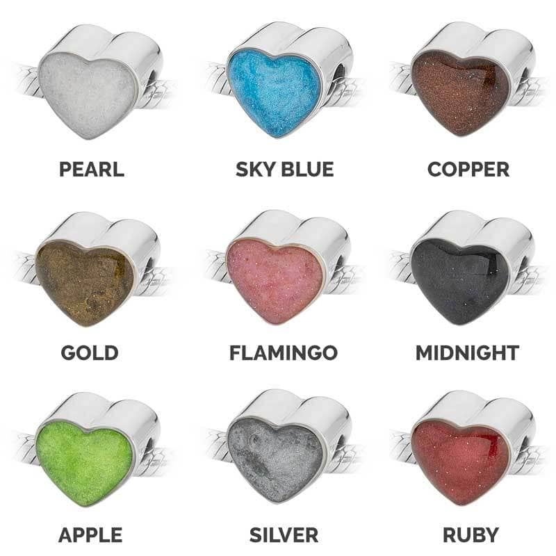 Heart Dangle Ashes Charm | Ashes Charms | Featherlings UK