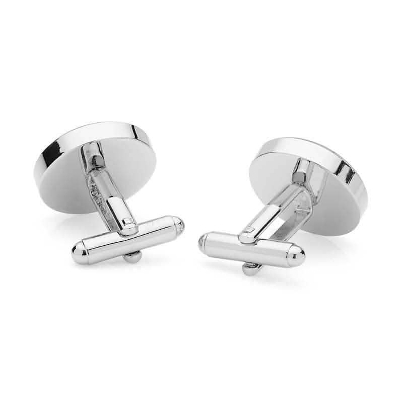 Ashes Memorial Cufflinks (Round) | Ashes Cufflinks | Featherlings UK
