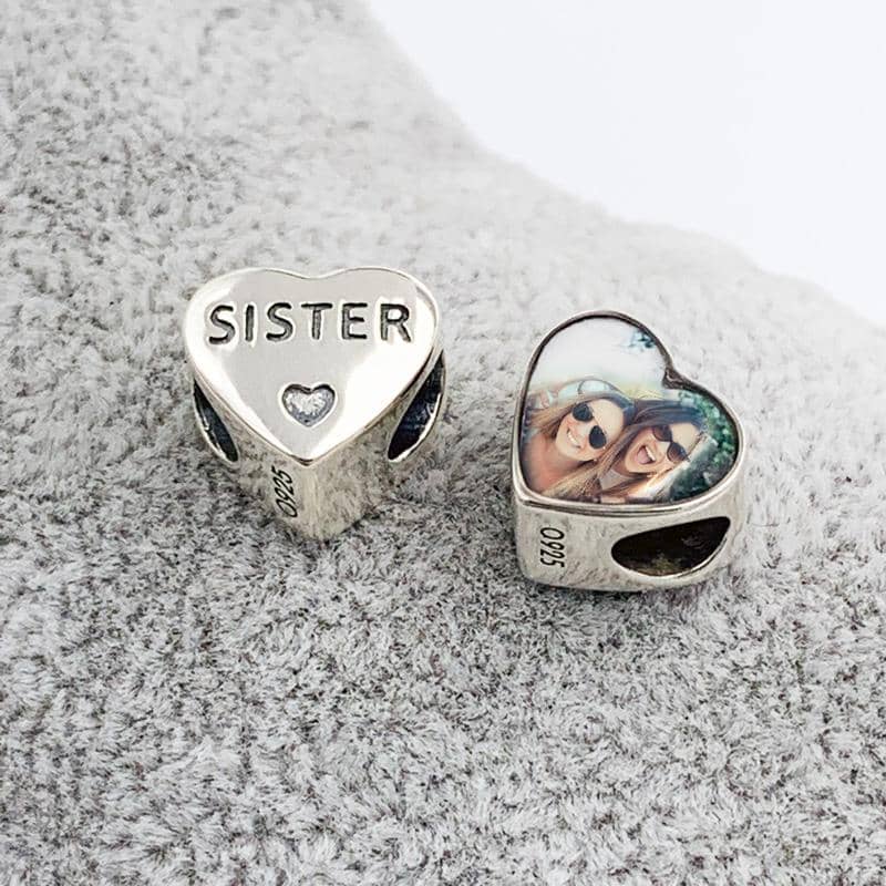 Sister Photo Charm | Photo Charms | Featherlings UK