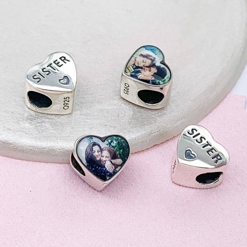 Sister Photo Charm | Photo Charms | Featherlings UK