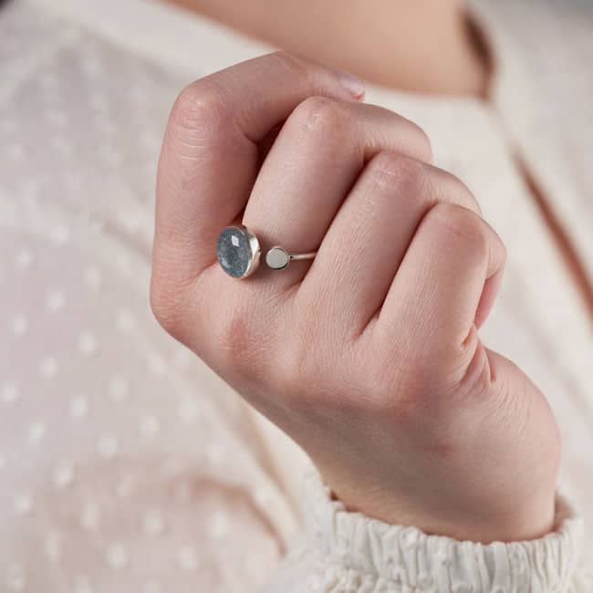 Initial Ashes Ring | Ashes Rings | Featherlings UK
