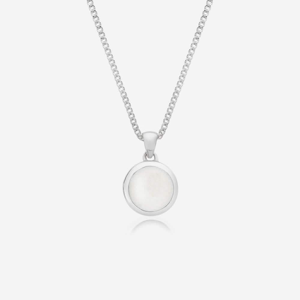 Small Round Breast Milk Necklace | Breast Milk Necklace | Featherlings UK