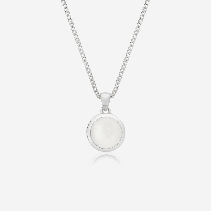 Small Round Breast Milk Necklace | Breast Milk Necklace | Featherlings UK