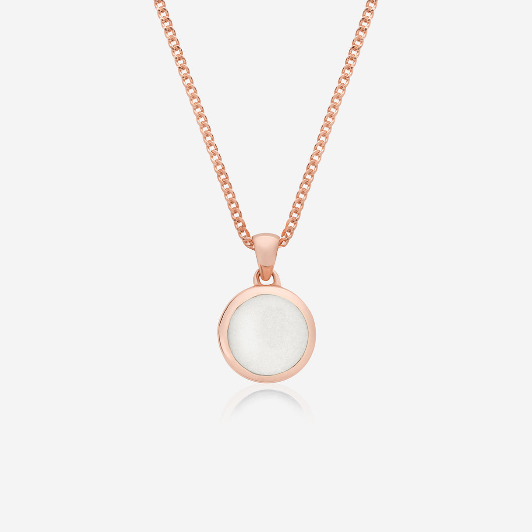 Rose Gold Breast Milk Necklace | Breast Milk Necklace | Featherlings UK