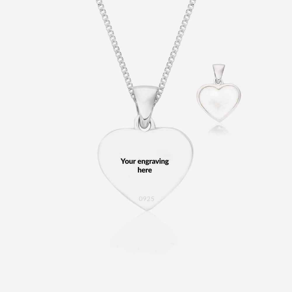 Heart Breast Milk Necklace | Breast Milk Necklace | Featherlings UK