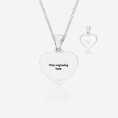 Heart Breast Milk Necklace | Breast Milk Necklace | Featherlings UK