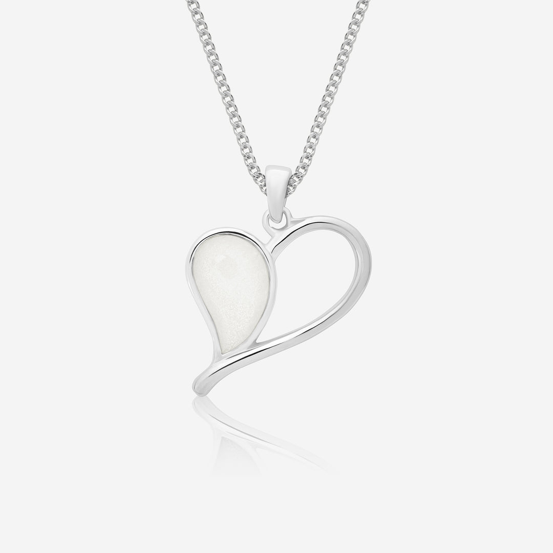 Heart Breast Milk Necklace | Breast Milk Necklace | Featherlings UK