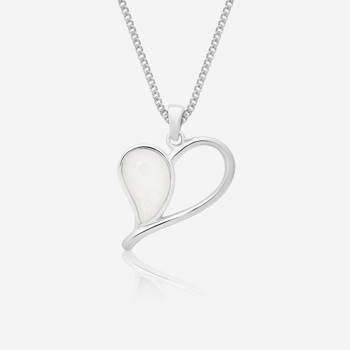 Heart Breast Milk Necklace | Breast Milk Necklace | Featherlings UK