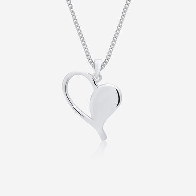 Heart Ashes Necklace | Ashes Pendant | Featherlings UK