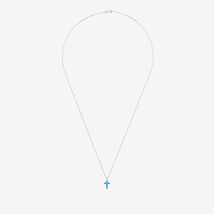 Large Cross Ashes Necklace | Ashes Pendant | Featherlings UK