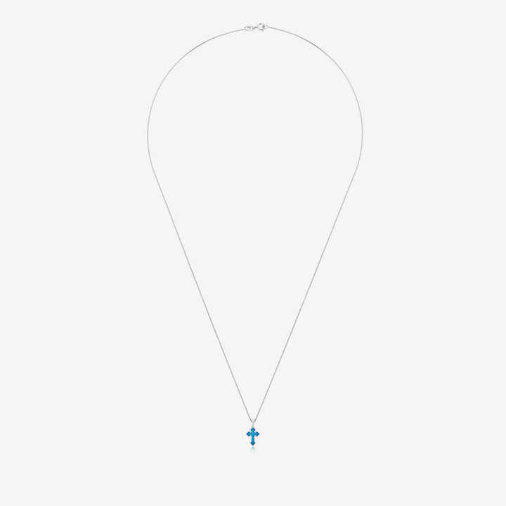 Small Cross Ashes Necklace | Ashes Pendant | Featherlings UK