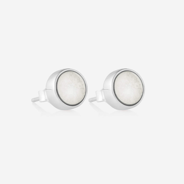 Round Breast Milk Earrings | Breast Milk Earring | Featherlings UK