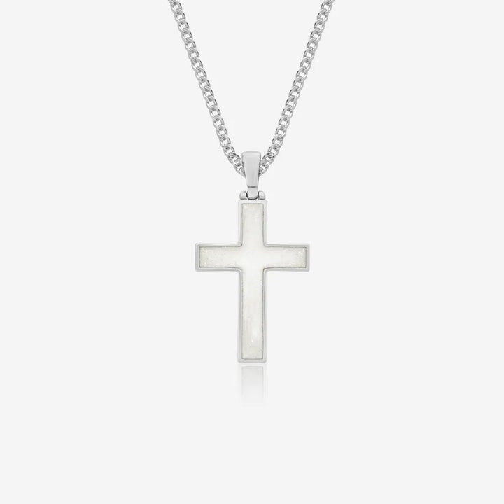 Cross Ashes Necklace | Ashes Pendant | Featherlings UK