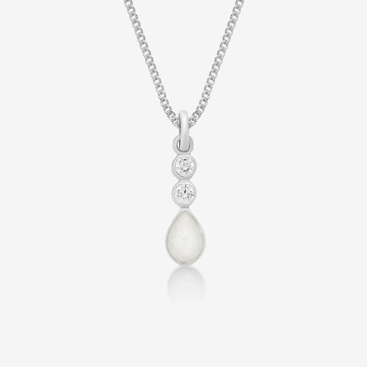 Crystal Tear Ashes Necklace | Ashes Pendant | Featherlings UK