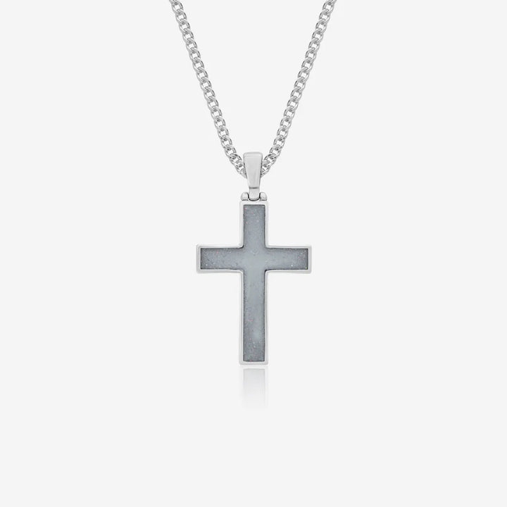 Cross Ashes Necklace | Ashes Pendant | Featherlings UK