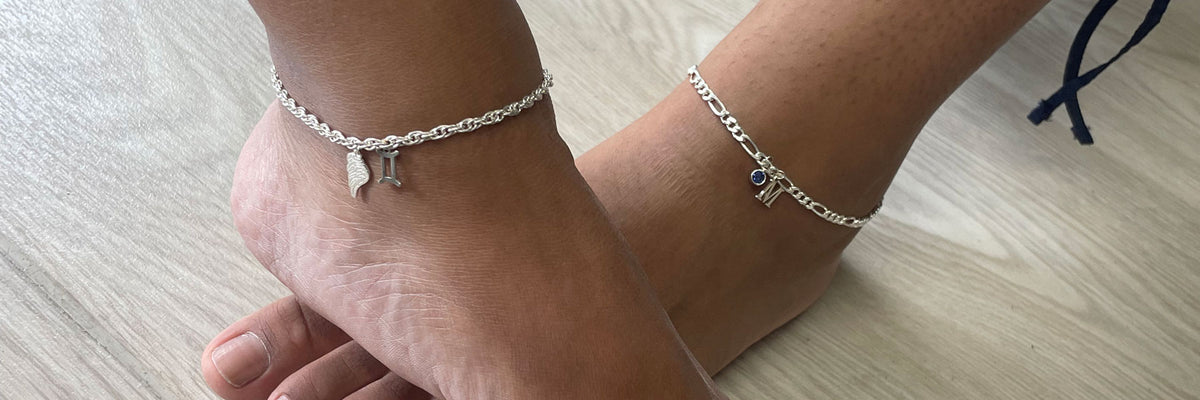 Welded Anklets | Permanent jewellery portsmouth, southampton, gosport, fareham, bournemouth, brighton, havant, worthing, chichester