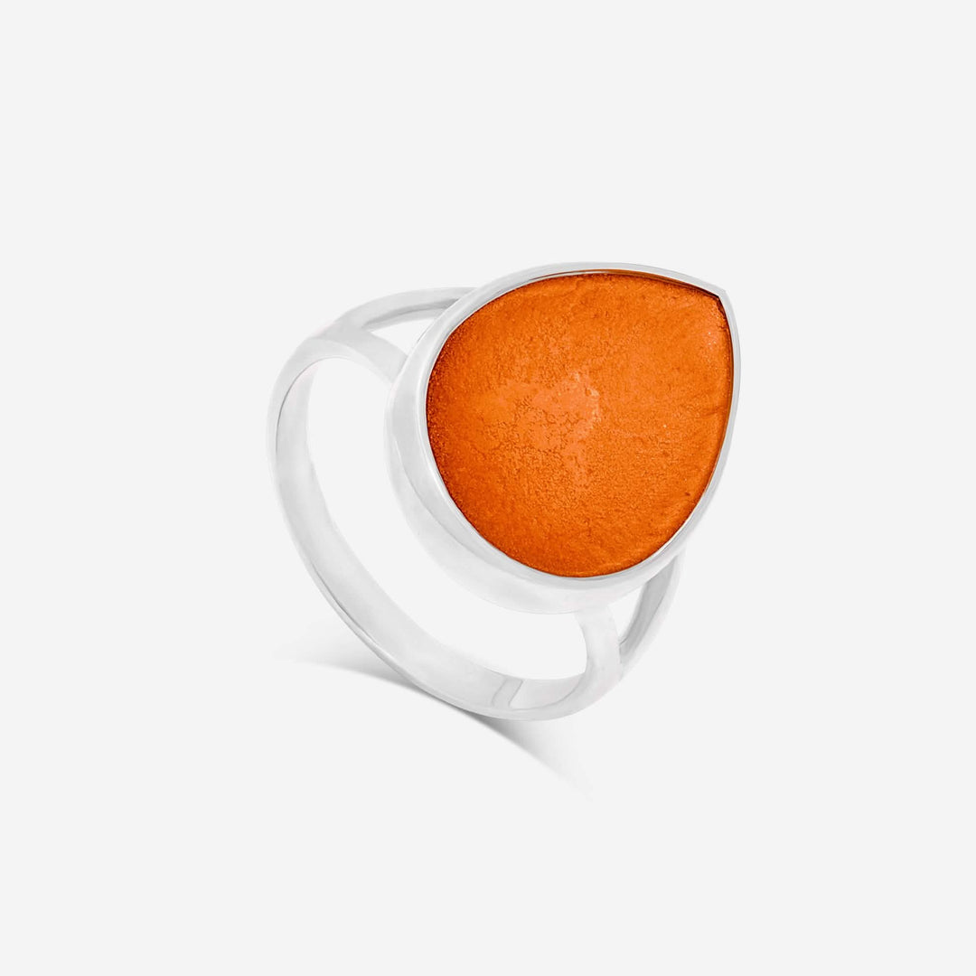 Tear Drop Ashes Ring | Ashes Rings | Featherlings UK