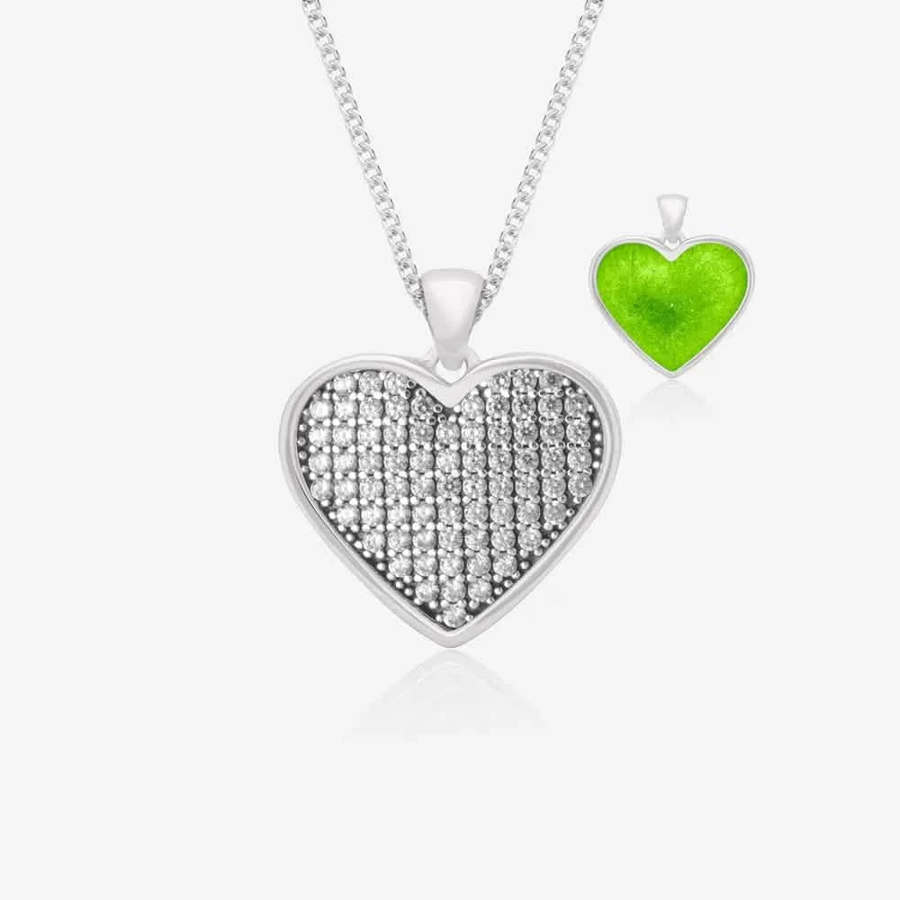 Crystal Ashes Necklace | Ashes Pendant | Featherlings UK