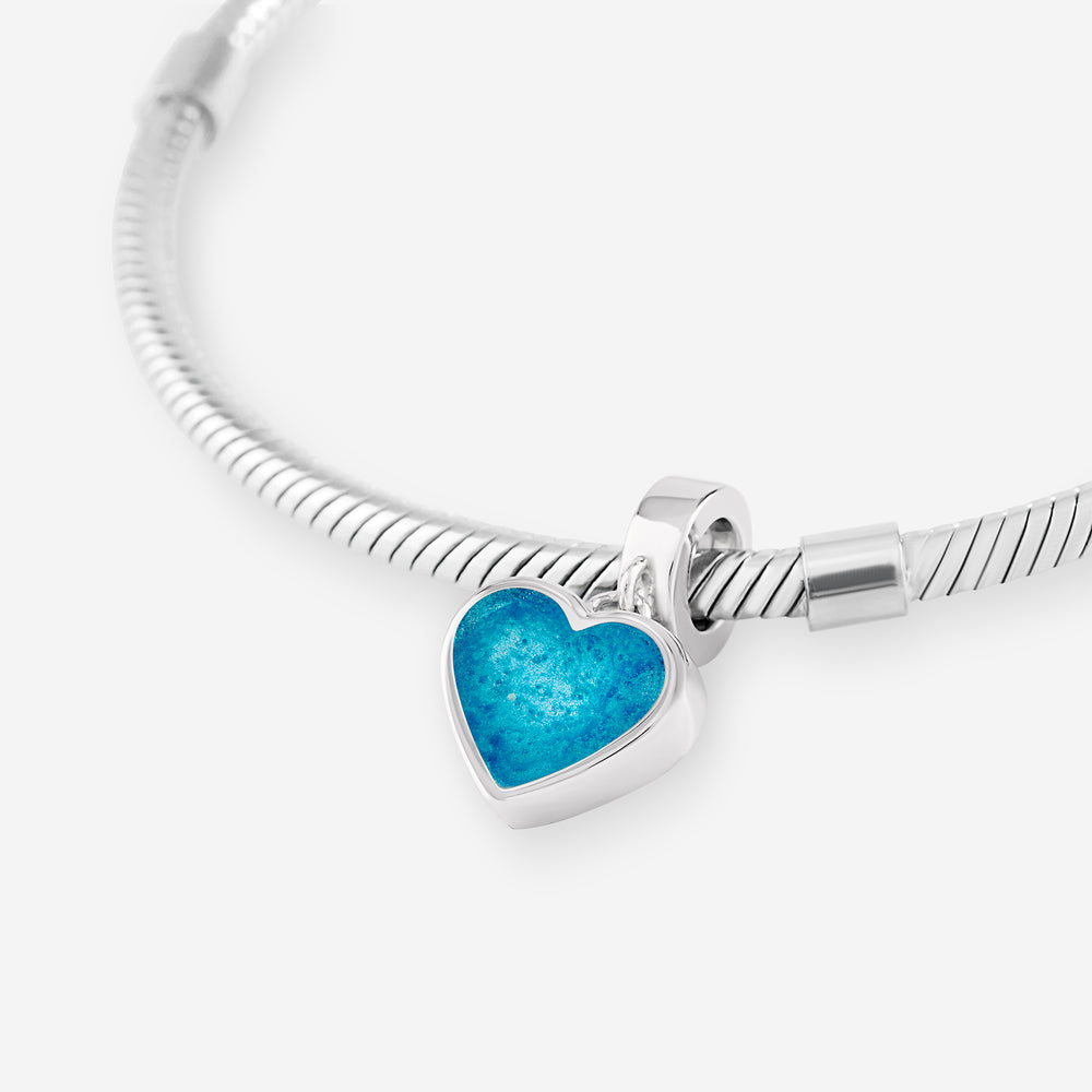 Heart Dangle Ashes Charm | Ashes Charms | Featherlings UK