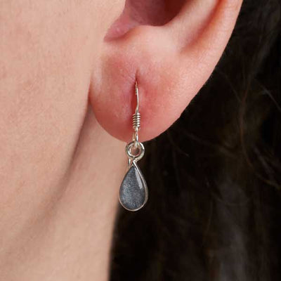 Tear Drop Ashes Earrings | Ashes Charms | Featherlings UK