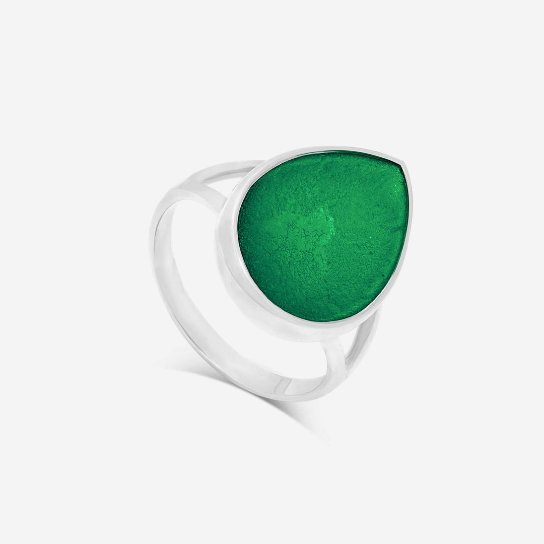 Tear Drop Ashes Ring | Ashes Rings | Featherlings UK