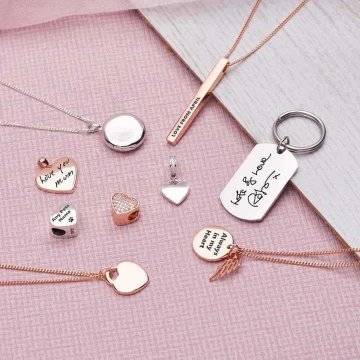 Round Handwriting Necklace | Handwriting | Featherlings UK