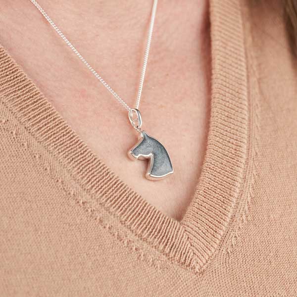 Horse Ashes Necklace | Ashes Pendant | Featherlings UK