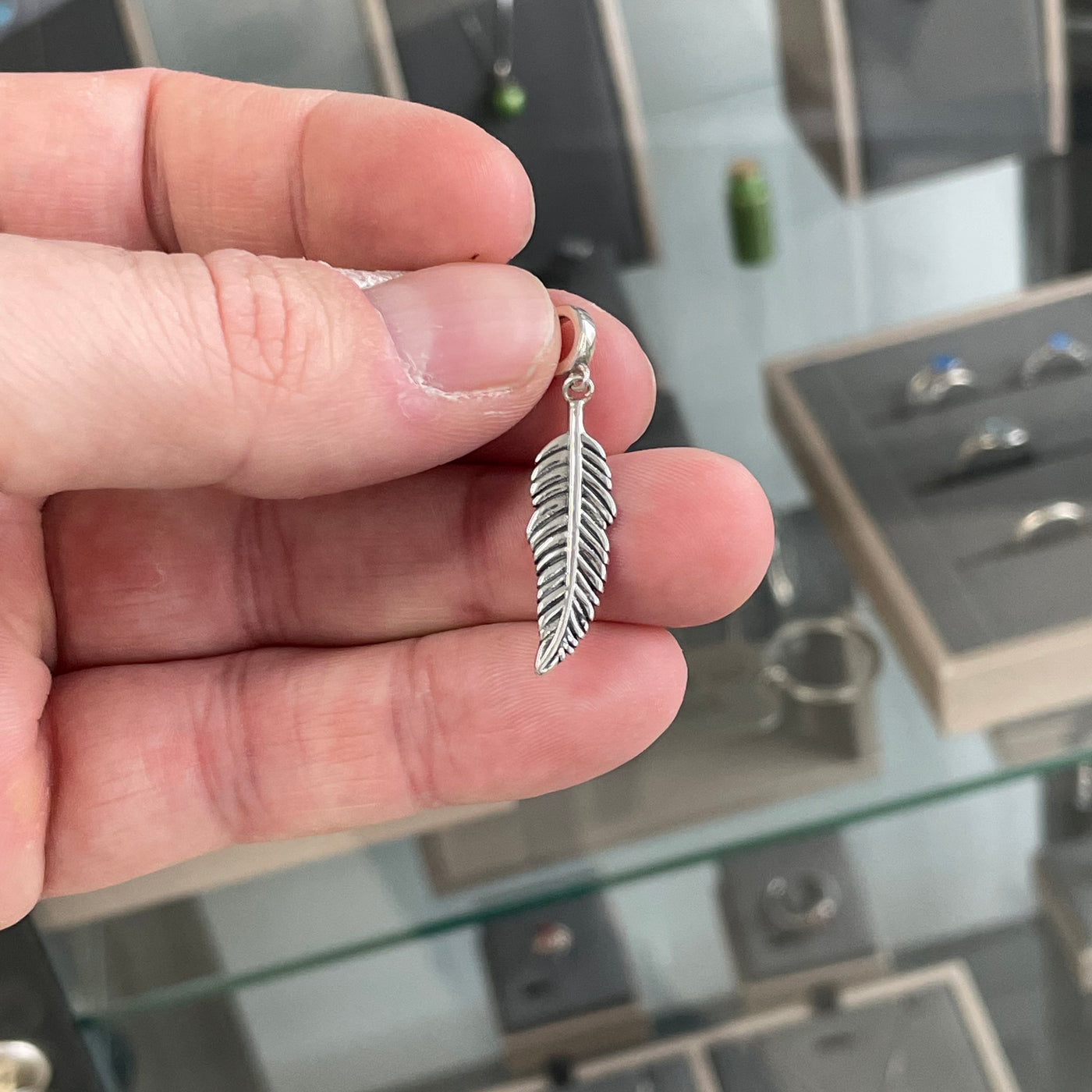 Large Feather Charm | Photo Charms | Featherlings UK