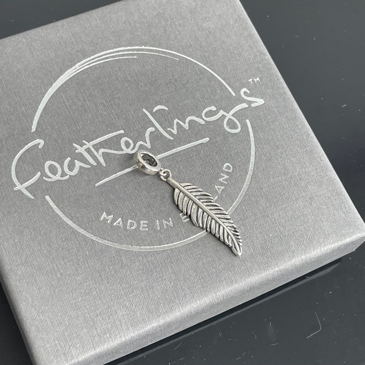 Large Feather Charm | Photo Charms | Featherlings UK