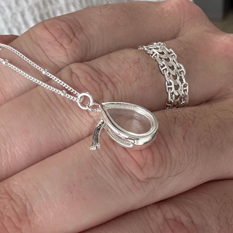 Tear Drop Glass Keepsake Locket | Photo Locket | Featherlings UK