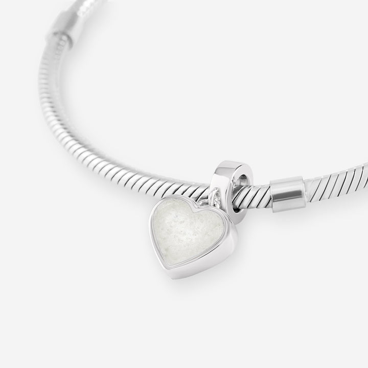 Heart Dangle Breast Milk Charm | Breast Milk Charm | Featherlings UK