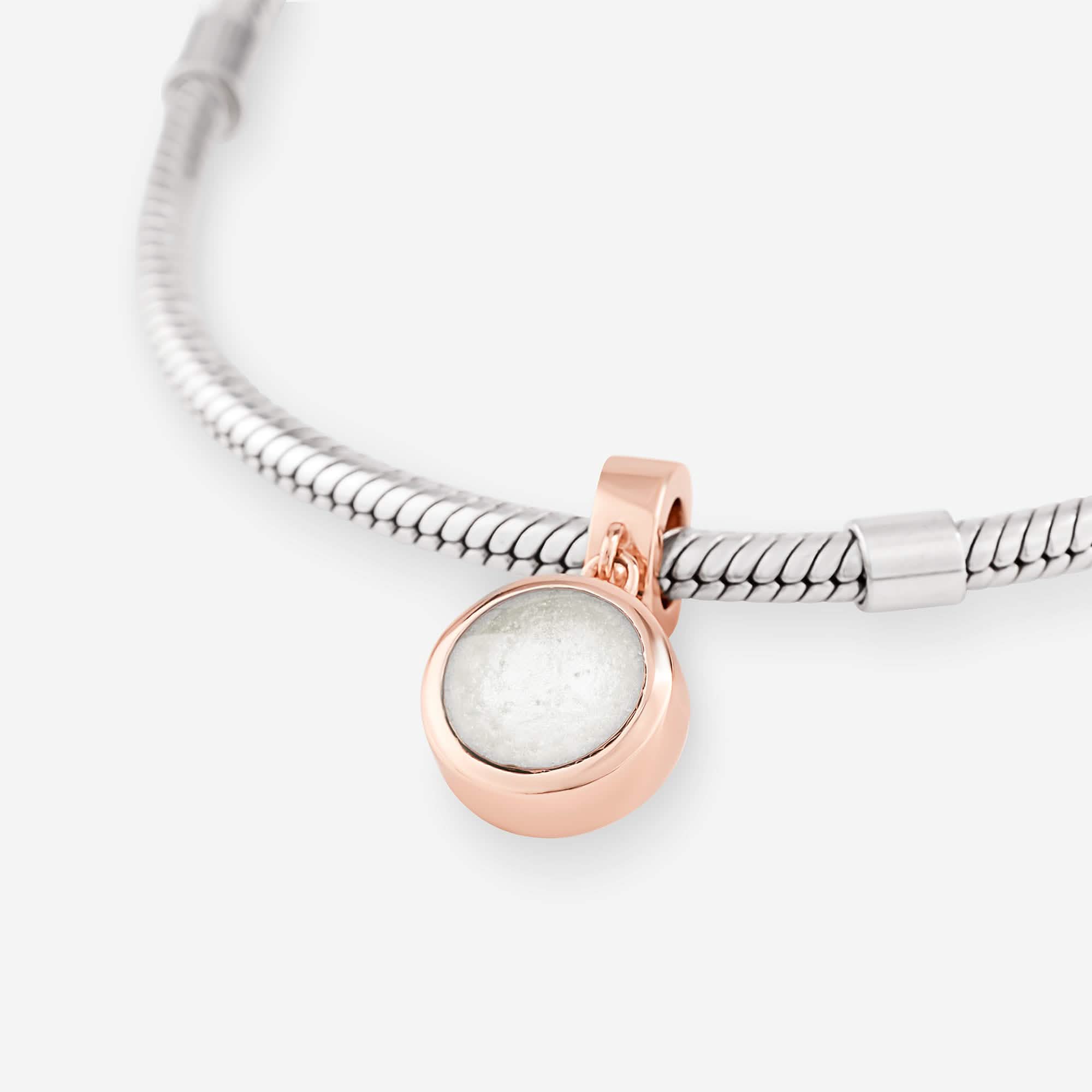 Rose Gold Breast Milk Charm | Breast Milk Charm | Featherlings UK