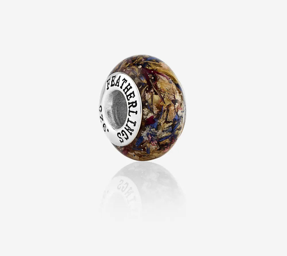 Dried flower charm for Pandora 