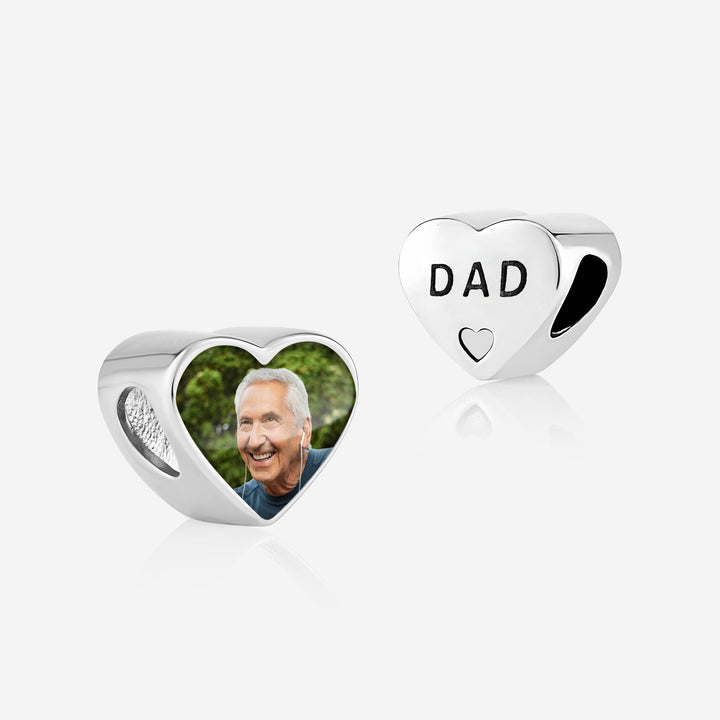 Dad Photo Charm | Photo Charms | Featherlings UK