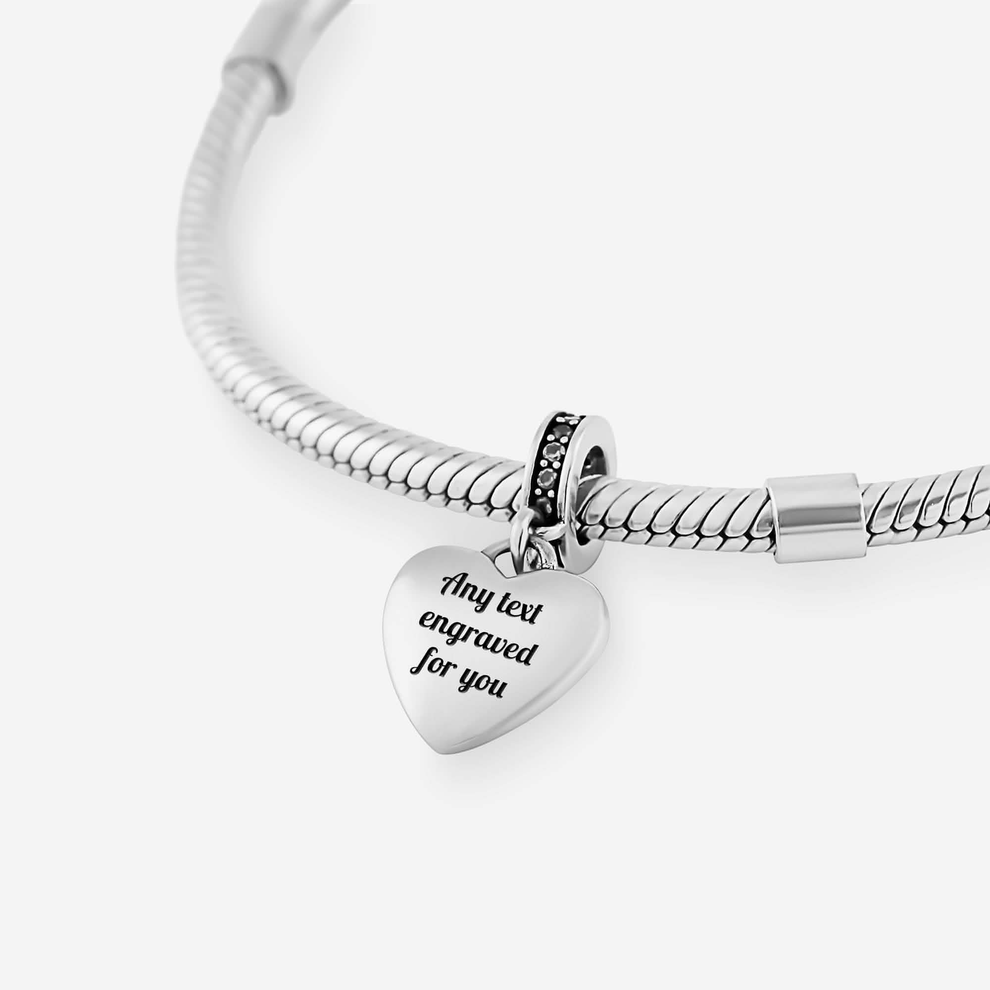 Charming Engraving Sister In Law Pandora Charm Charms Bracelet