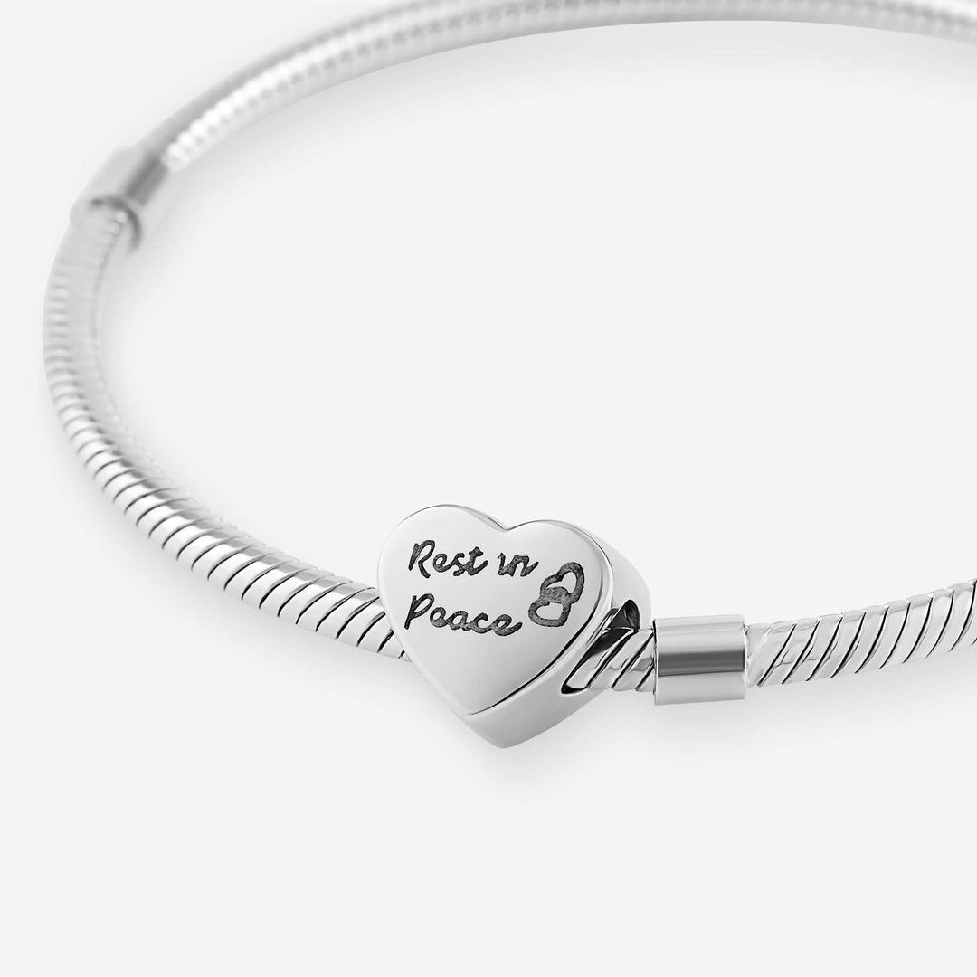 Rest in Peace Heart Photo Charm | Photo Charms | Featherlings UK