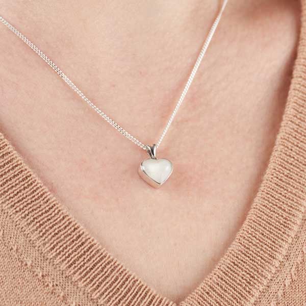 Heart Breast Milk Necklace | Breast Milk Necklace | Featherlings UK