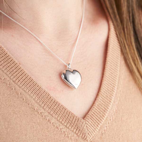 Heart Photo Ashes Locket | Ashes Necklace | Featherlings UK