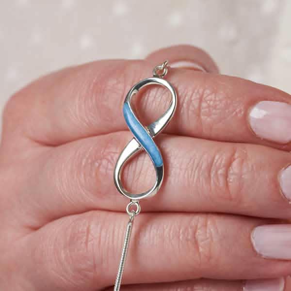 Infinity Ashes Bracelet | Ashes Bracelet | Featherlings UK