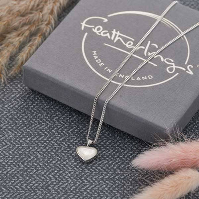 Heart Breast Milk Necklace | Breast Milk Necklace | Featherlings UK