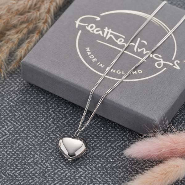 Heart Photo Ashes Locket | Ashes Necklace | Featherlings UK